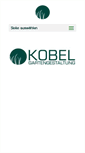 Mobile Screenshot of kobel-garten.ch